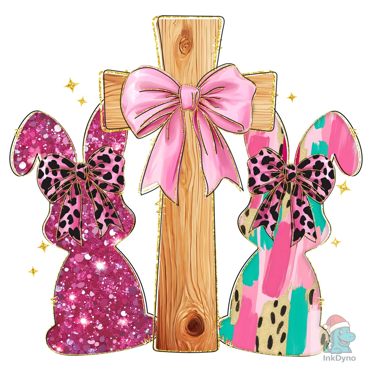 Christian Easter Coquette Cross
