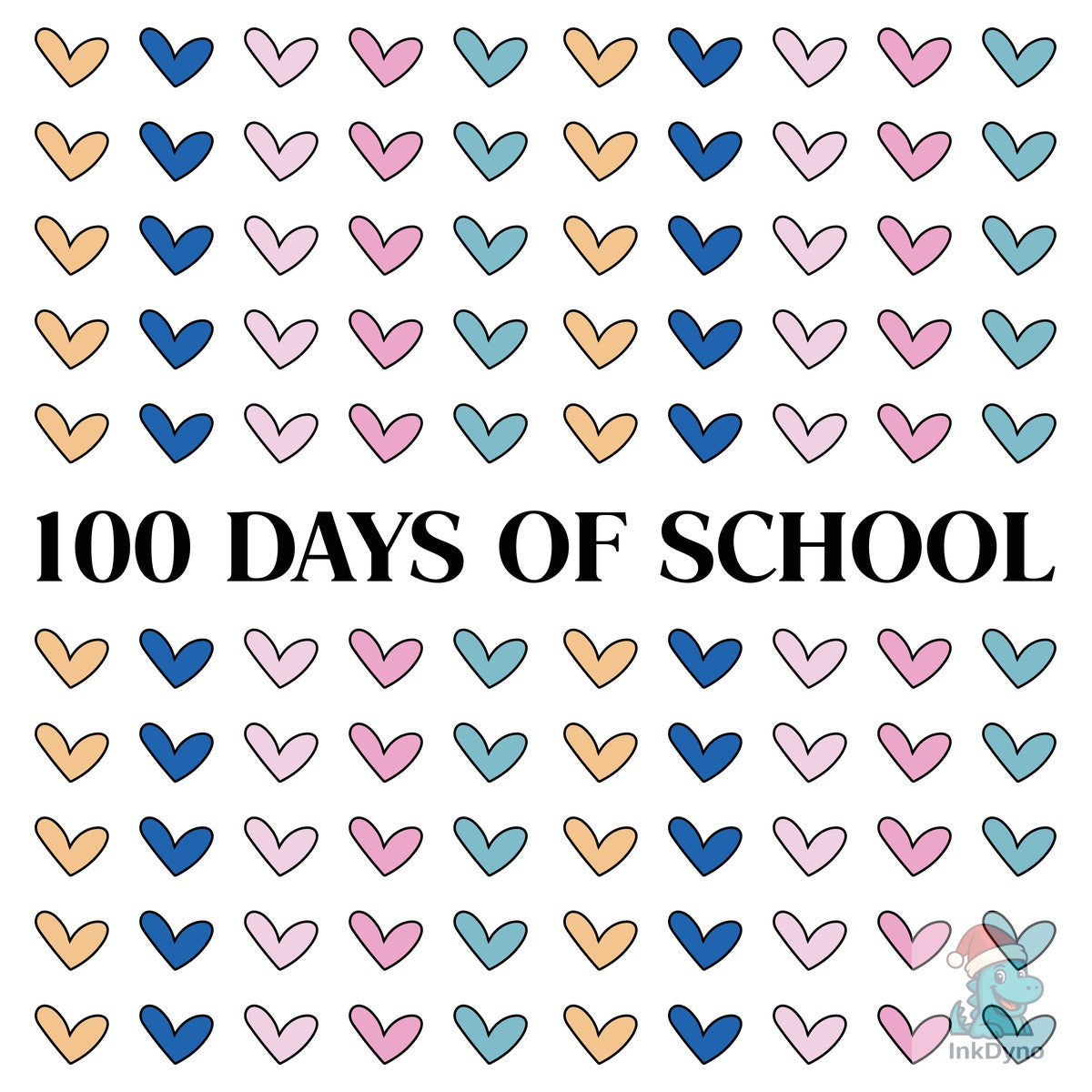 100 Days of School Shirt Love
