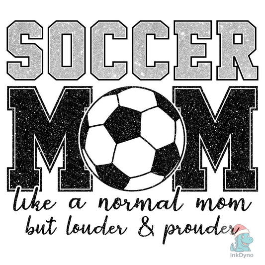 Glitter Soccer Mom - DTF Transfer