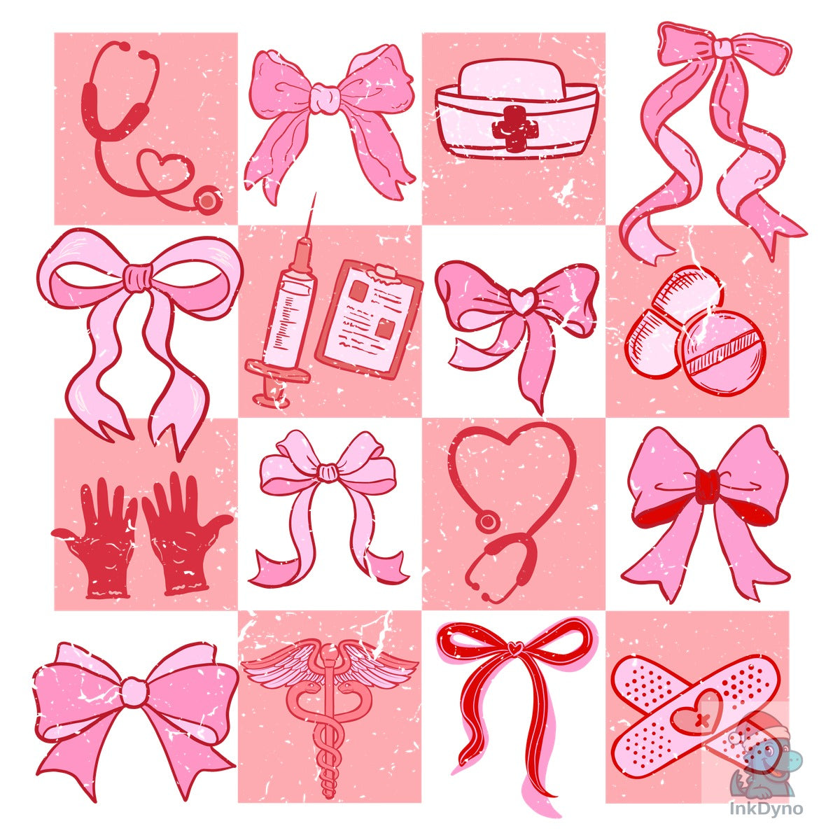 Nurse Valentine Coquette Preppy Girly