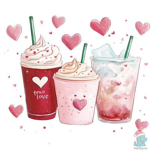 Valentines Day Coffee Lover - DTF Transfer
