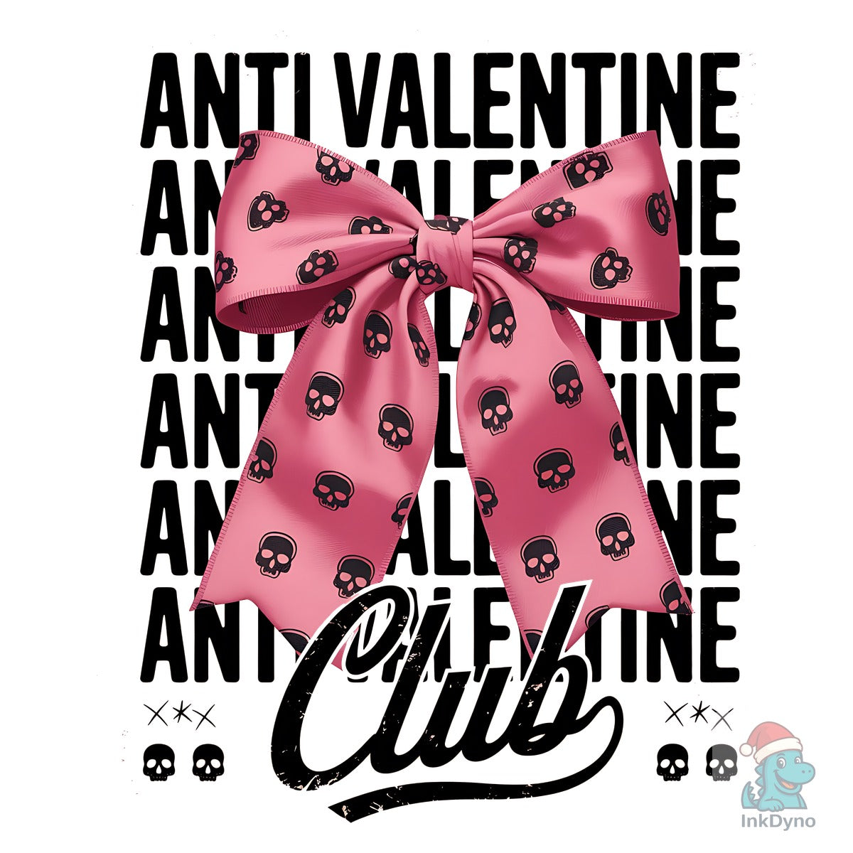 Anti Valentine's Day Coquette Bow