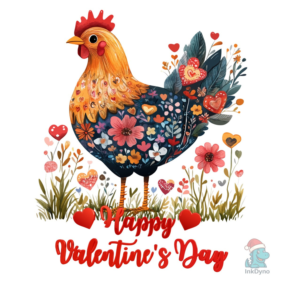 Chicken Happy Valentine's Day