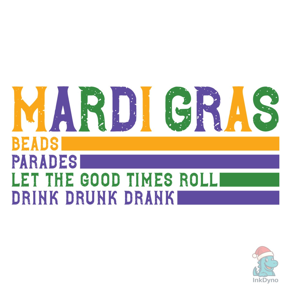 Retro Mardi Gras Fleur De Lis
