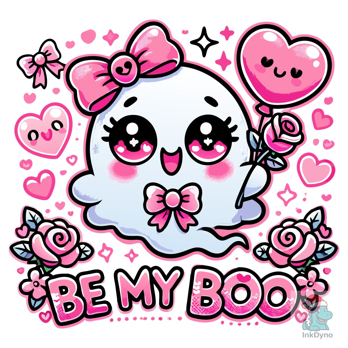 Valentine's Day Ghost Cute Ghost