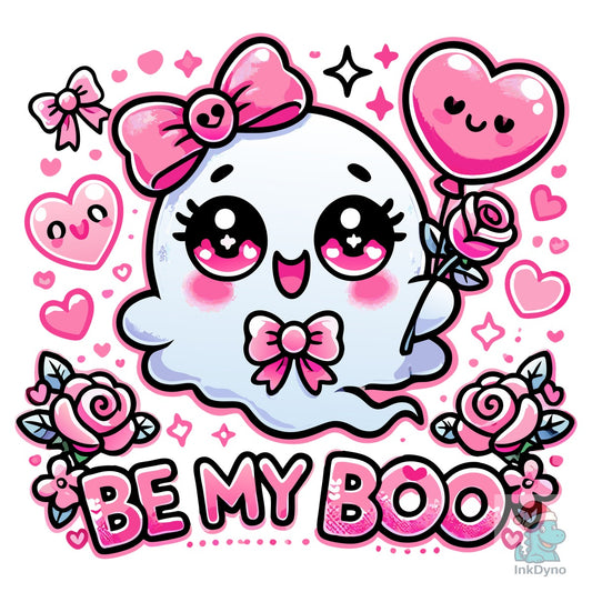 Valentine's Day Ghost Cute Ghost - DTF Transfer