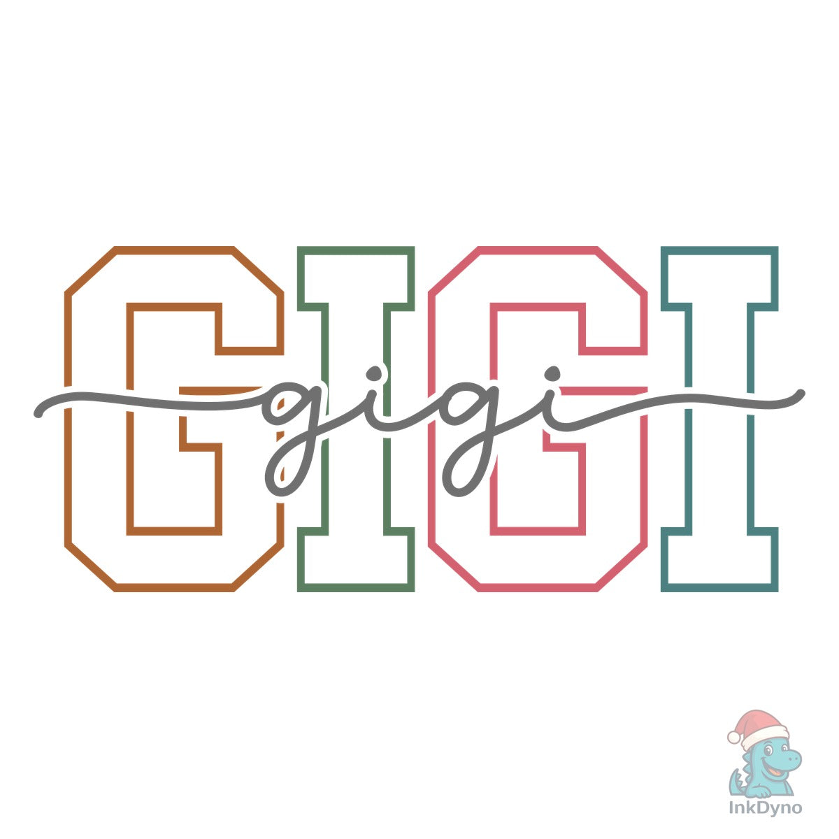 Gigi Gigi Grandma Varsity Design