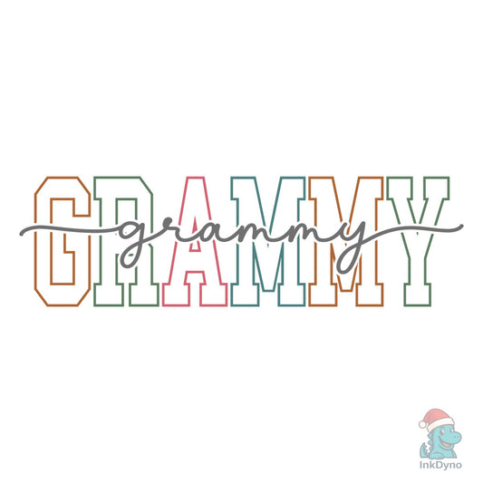 Grammy Grammy Grandma Varsity - DTF Transfer