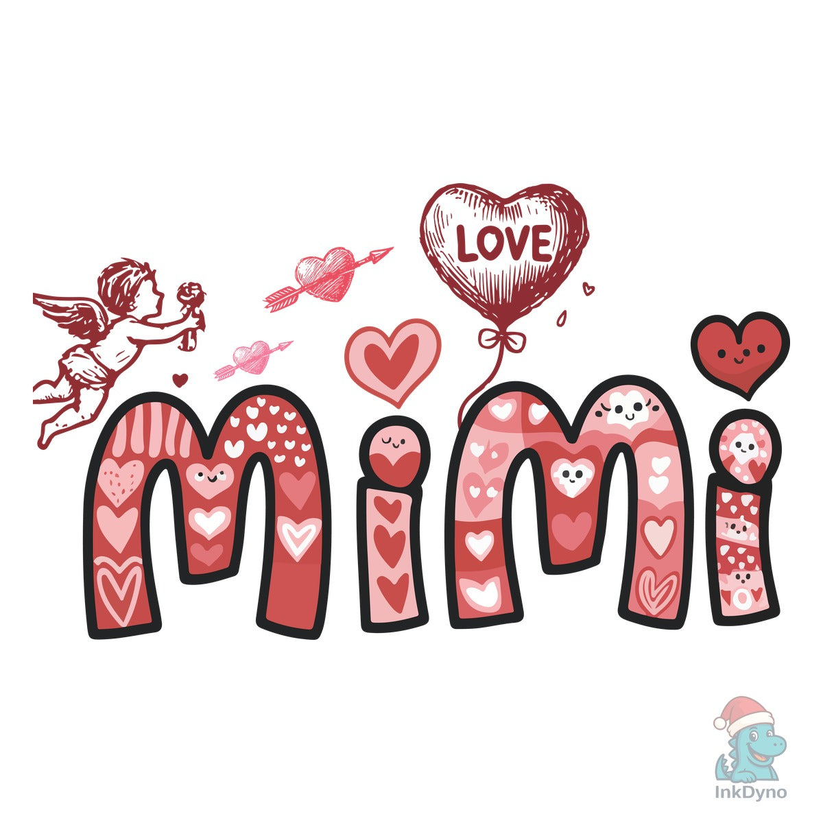 Mimi Valentine's Day Shirt Design