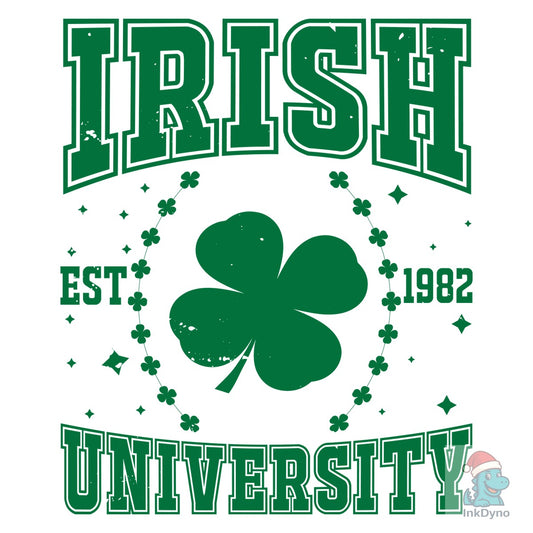 Irish University St Patty's Day - DTF Transfer