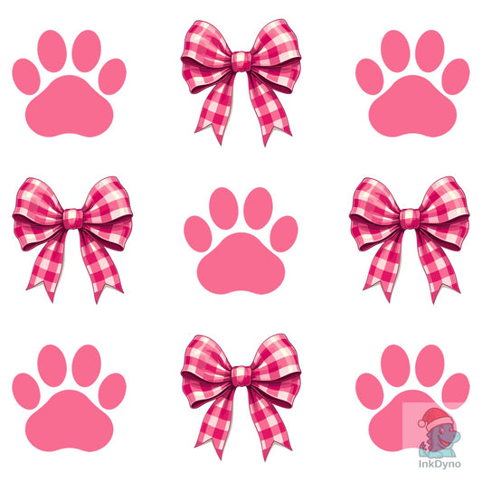 Dog Paw Coquette Sbulimation Design - DTF Transfer