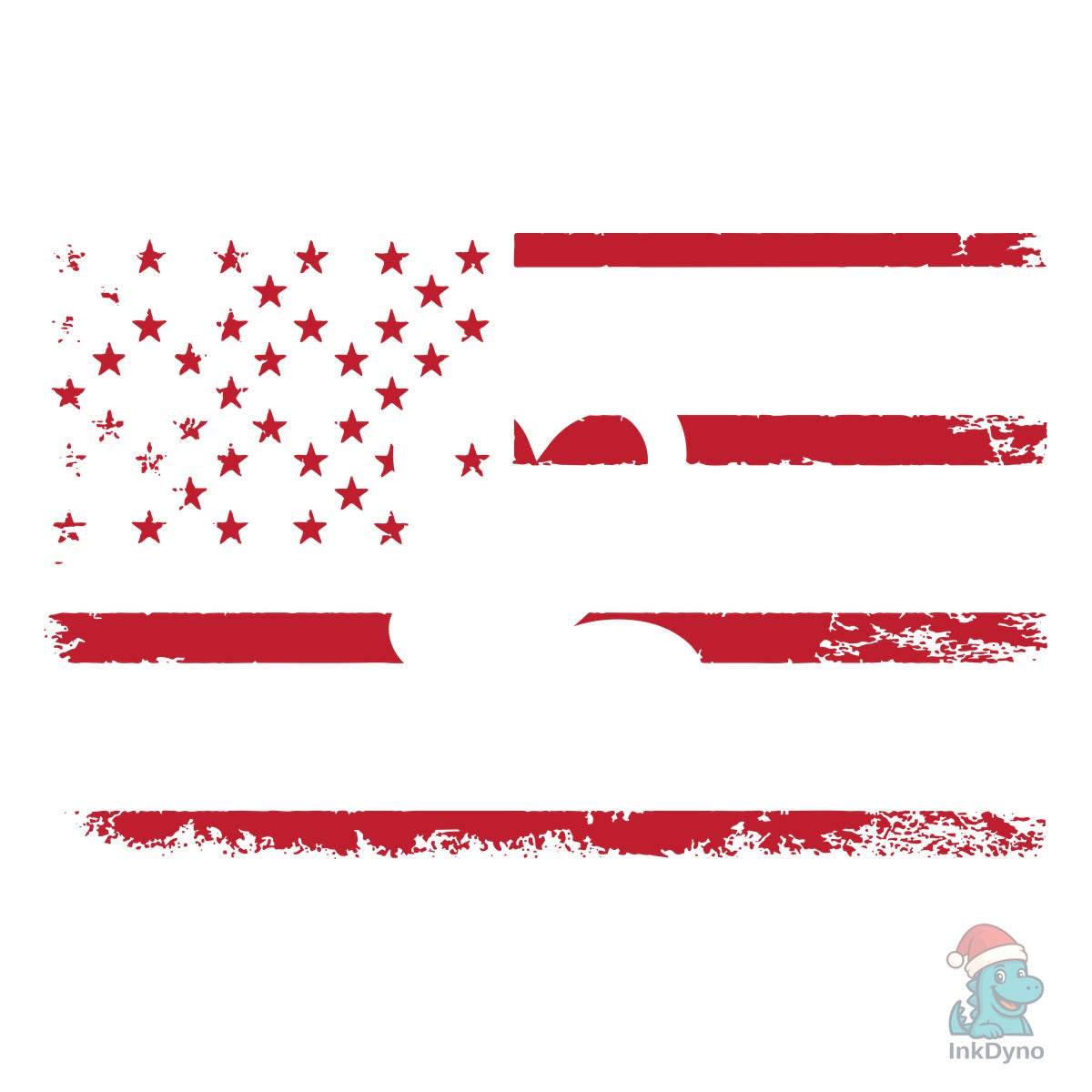 VALENTINE FLAG VECTOR TSHIRT DESIGN