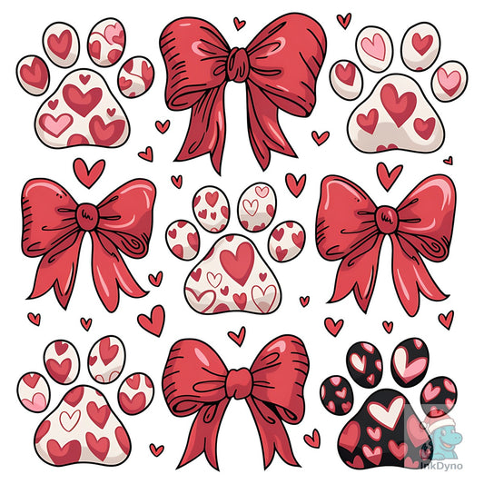 Dog Mom Valentine Coquette - DTF Transfer