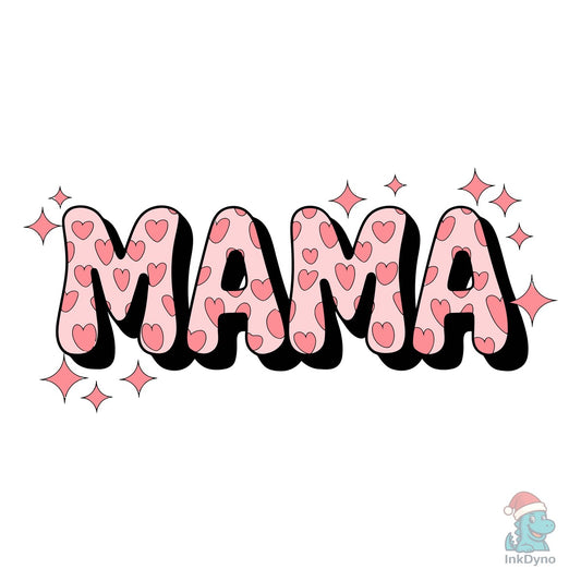 Varsity Mama Valentine's Day T-Shirt - DTF Transfer