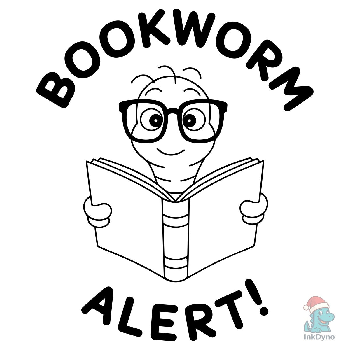 Bookworm Alert Funny Nerdy Book Reader