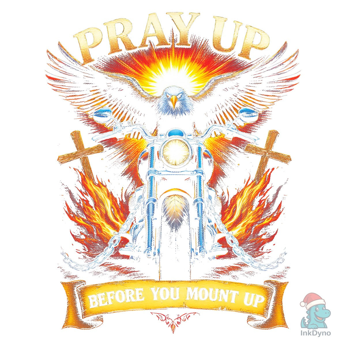 Pray Up Motorcycle Faith
