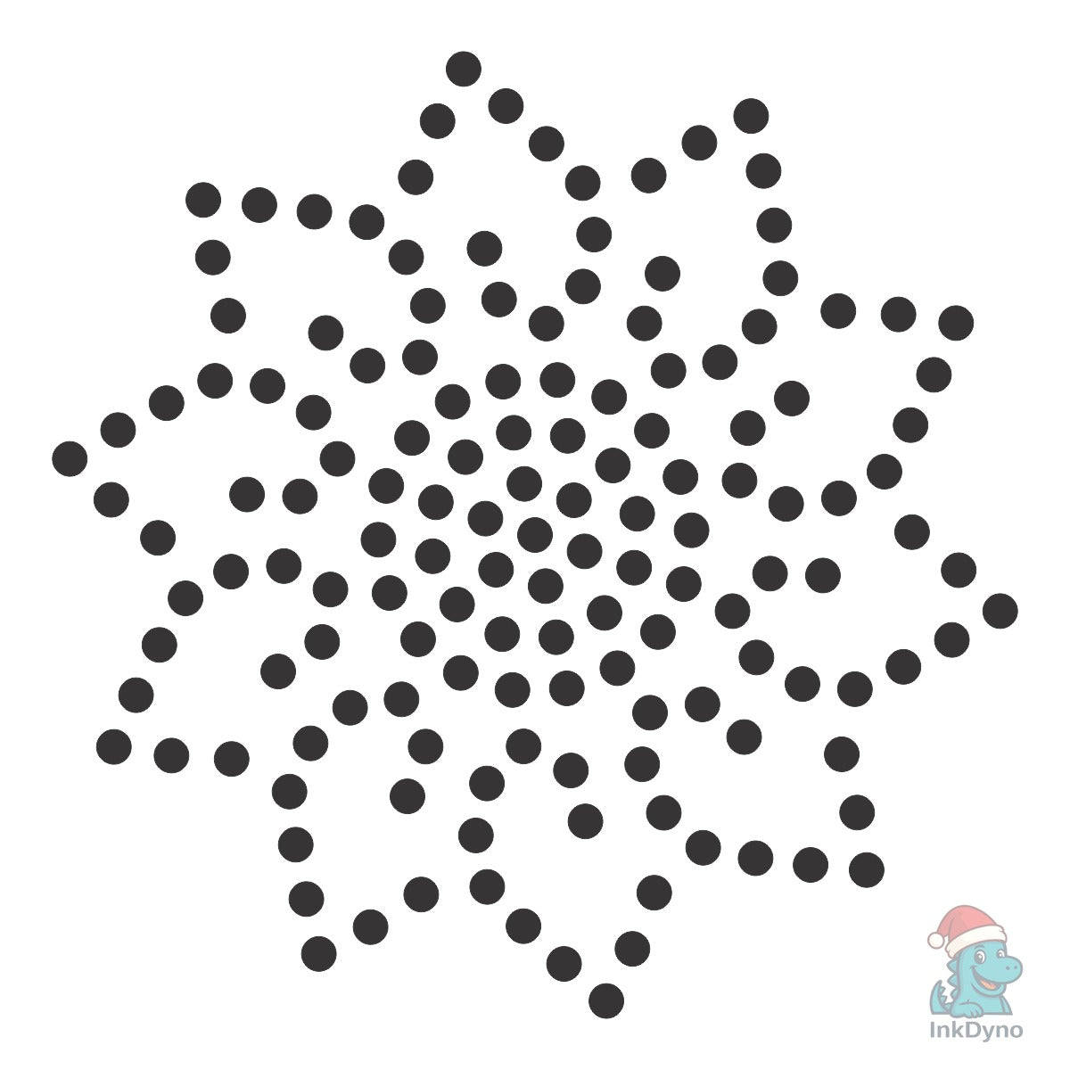 Rhinestone Template Design SUNFLOWER