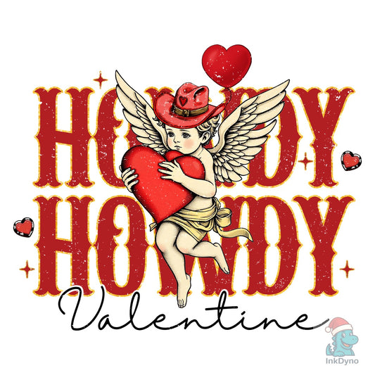 Western Howdy Valentine - DTF Transfer