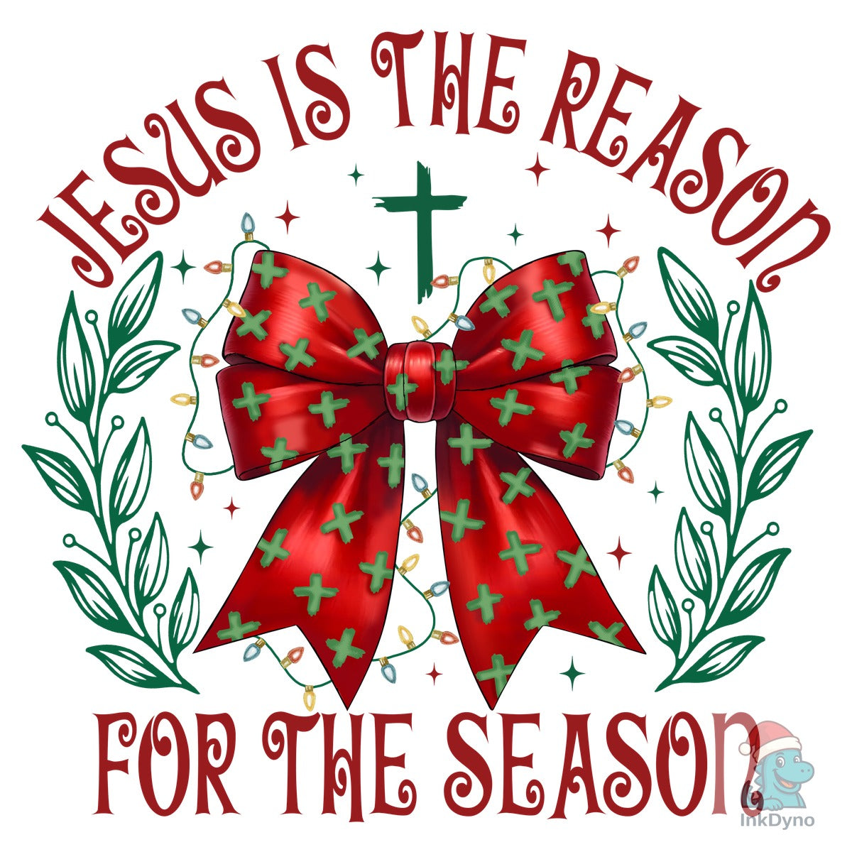 Jesus Is the Reason Christmas Bow