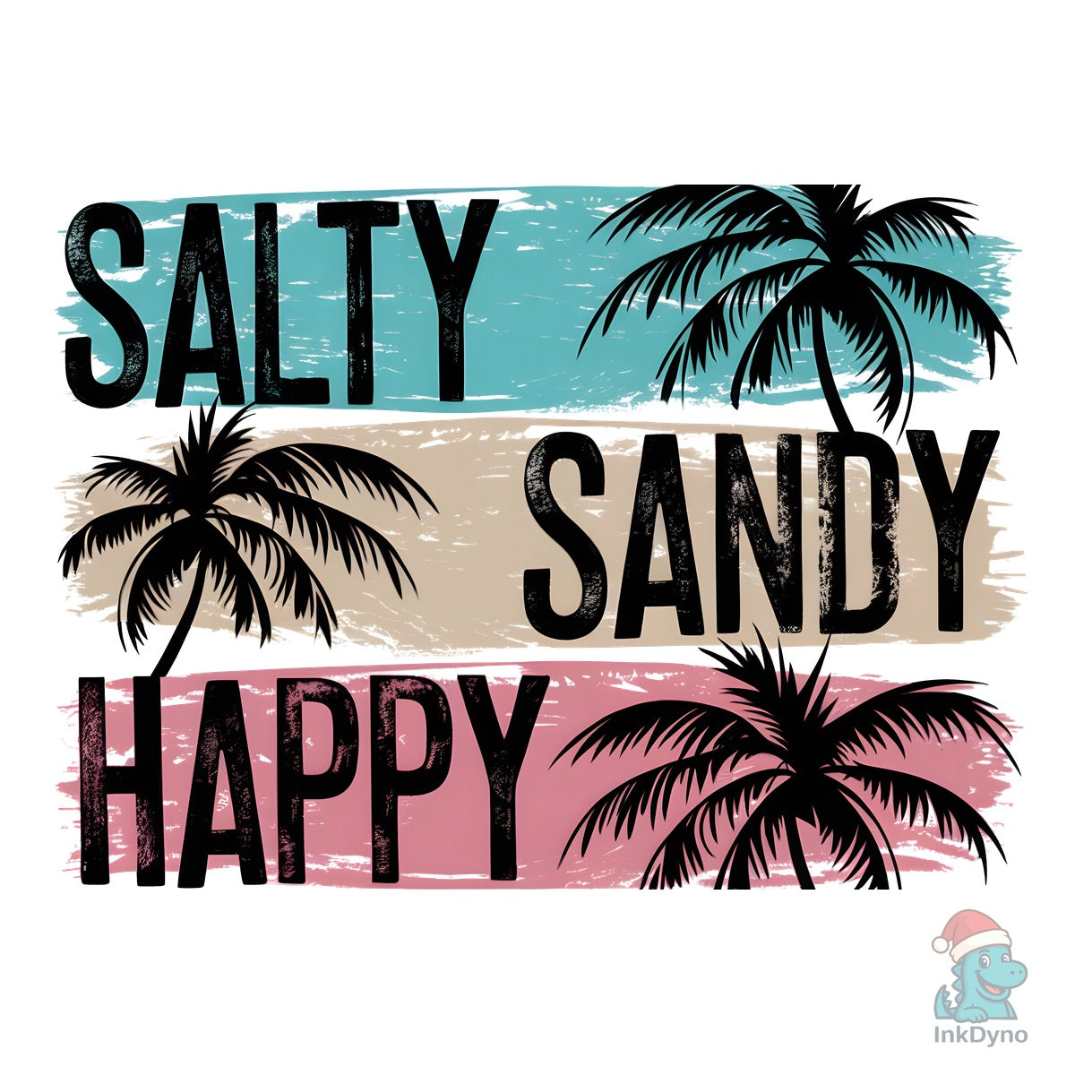 Salty Sandy Striped Beach Tee