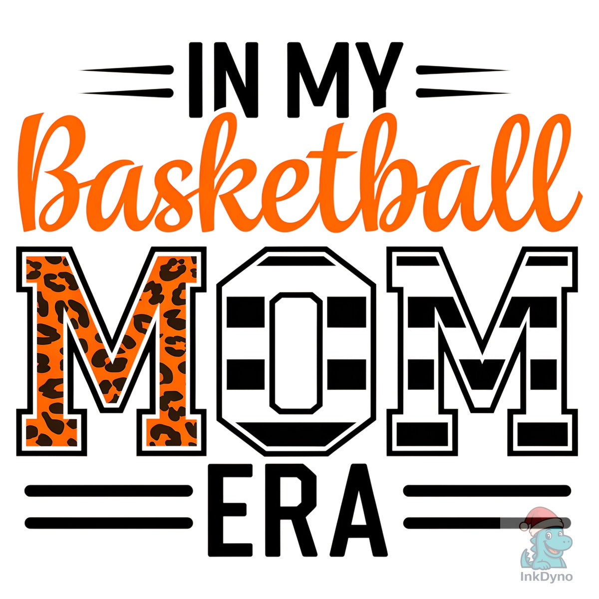 In My Basketball Mom Era T-Shirt Design