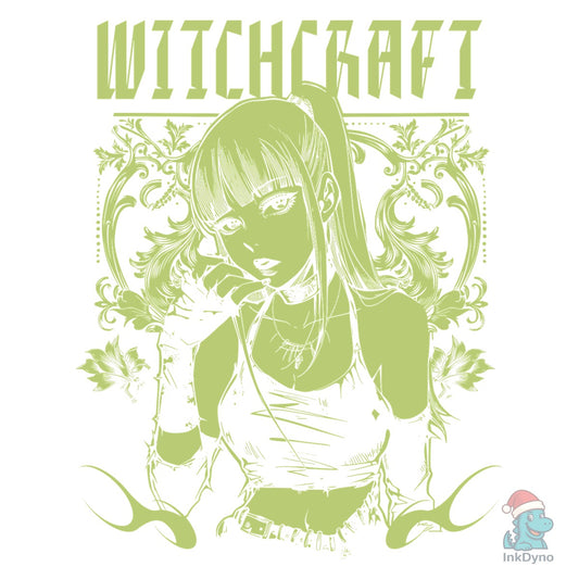 Anime Gothic Witchcraft T-Shirt - DTF Transfer