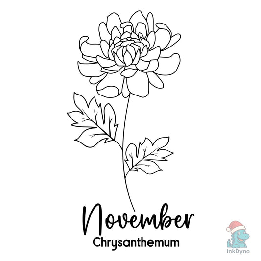Birth Month Flowers Design - DTF Transfer