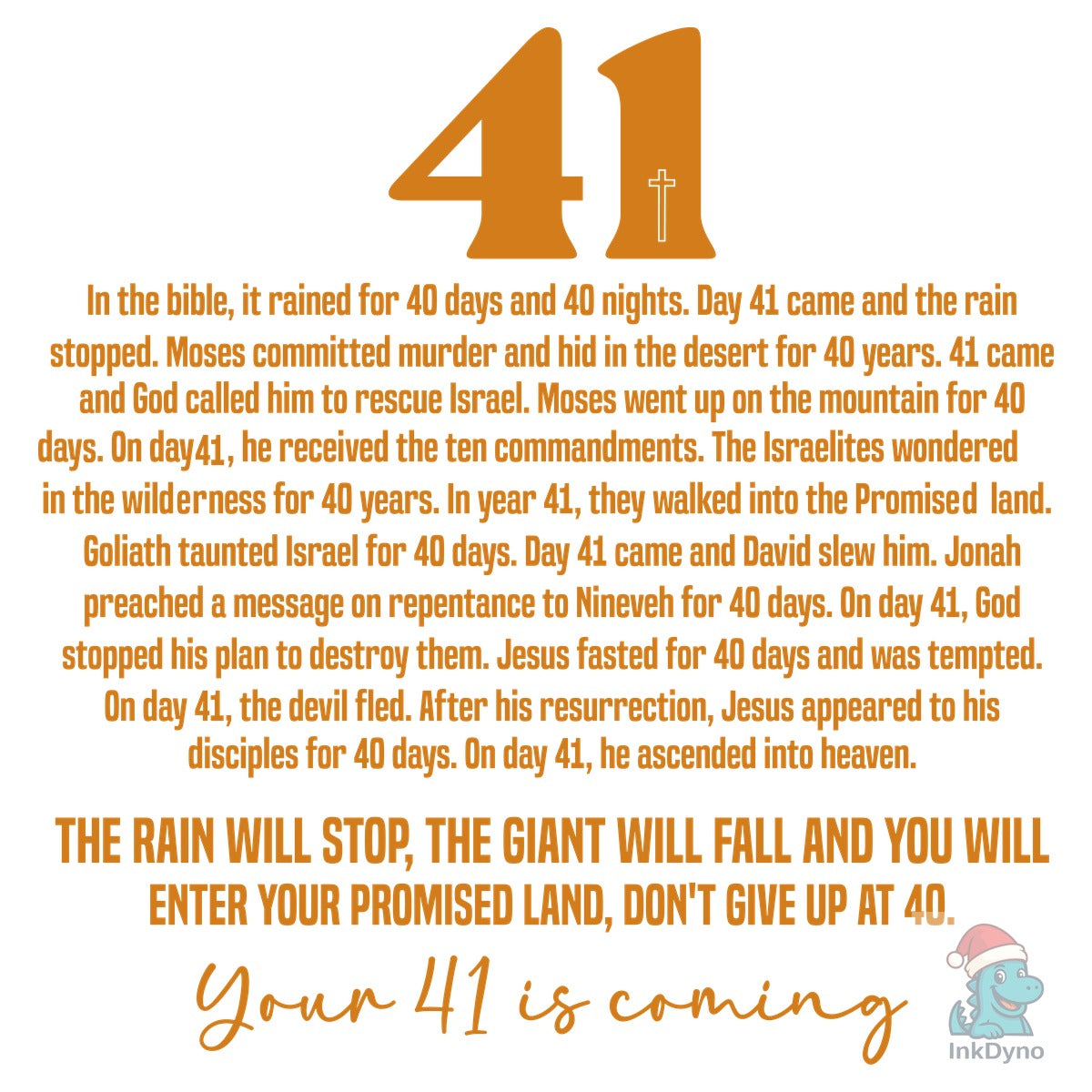 Your 41 Is Coming Faith