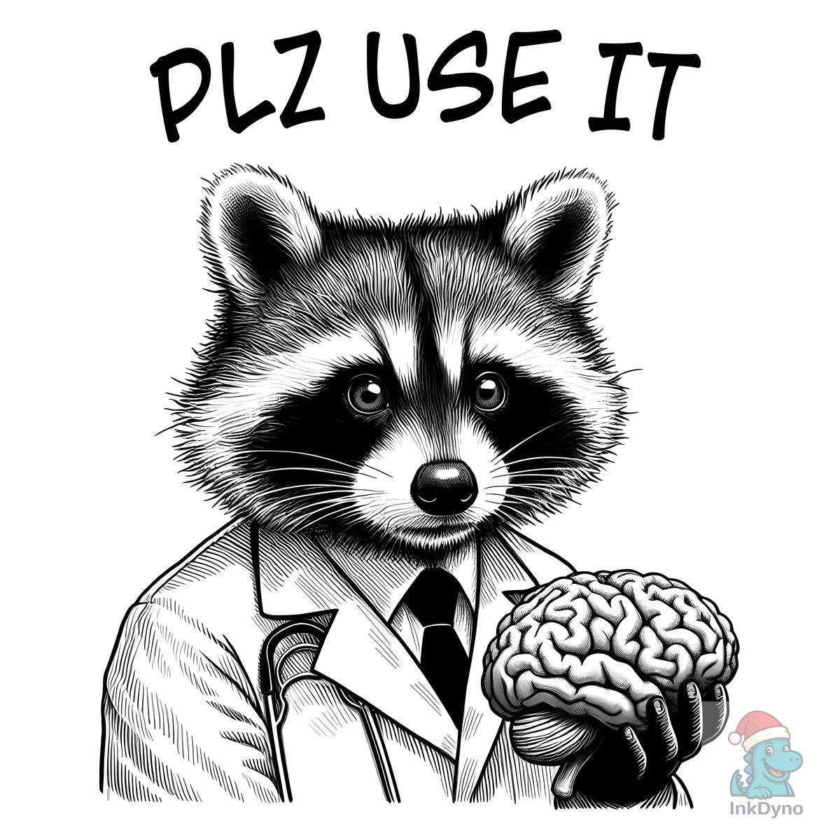 Funny Racoon Plz Use It
