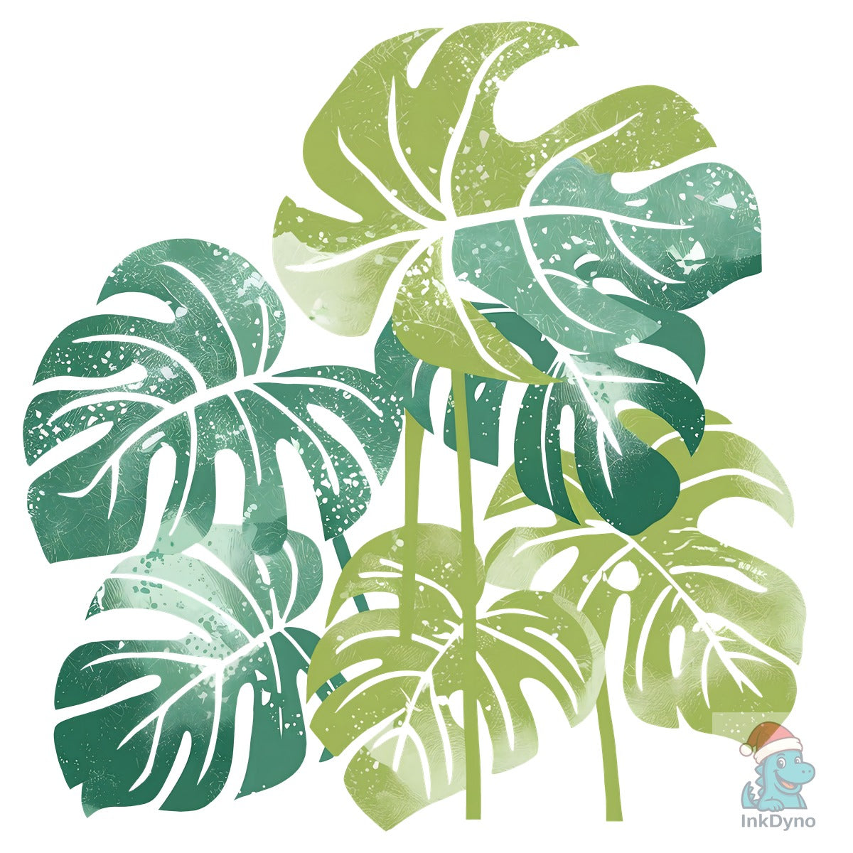 Monstera Leaf Heat-Press Graphic