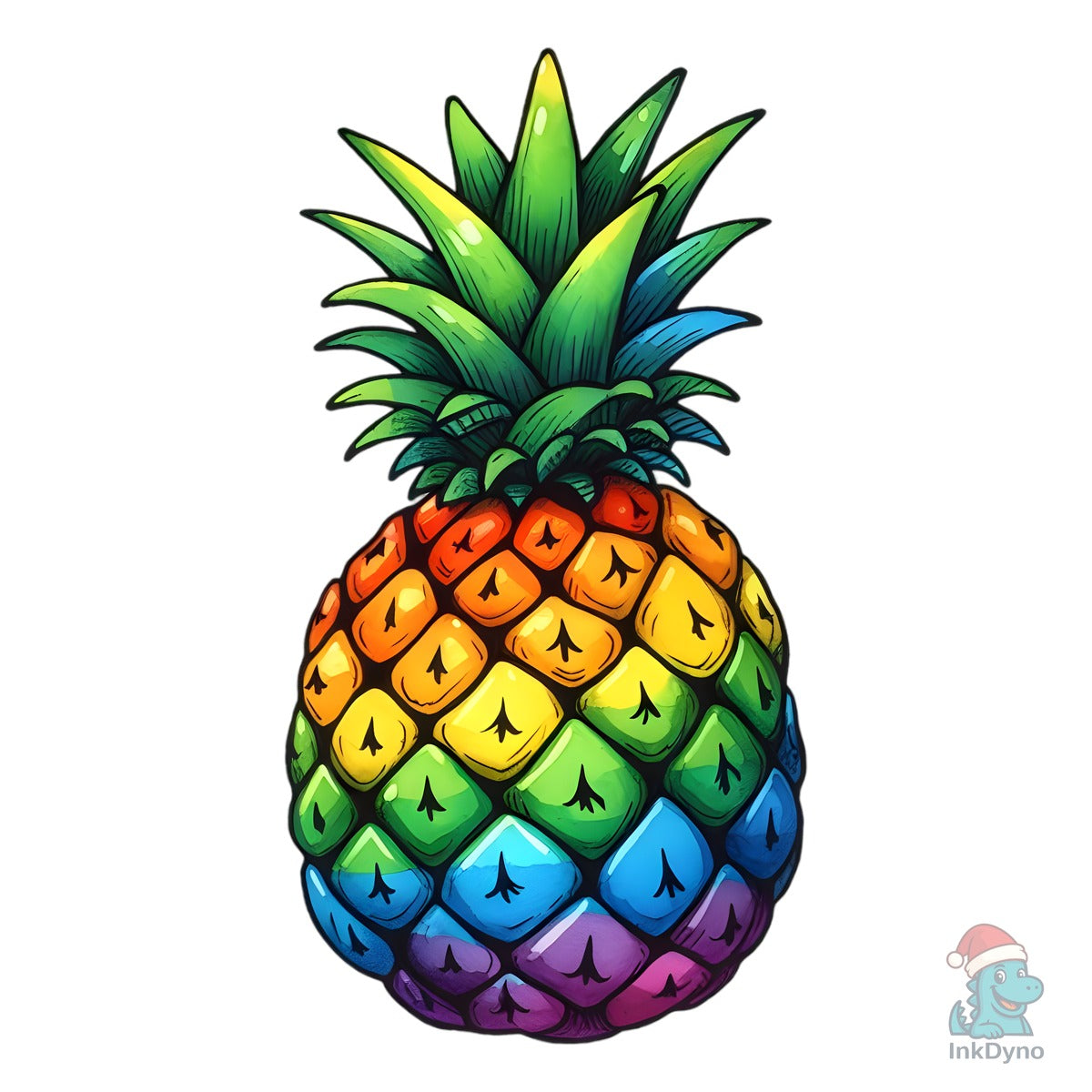 Rainbow Pineapple Pride