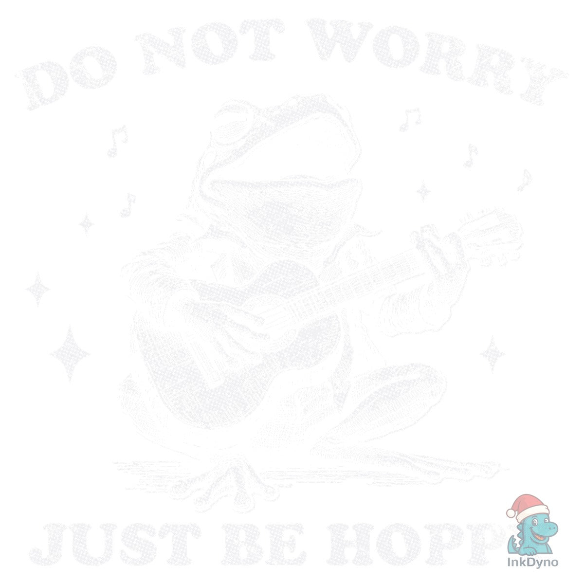 Happy Frog Playing Guitar and Singing