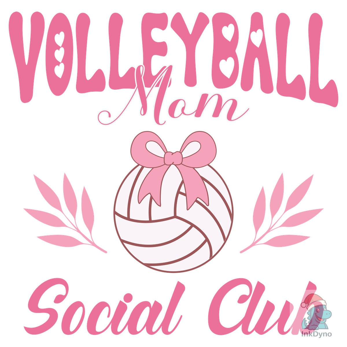Coquette Volleyball Mom Pink