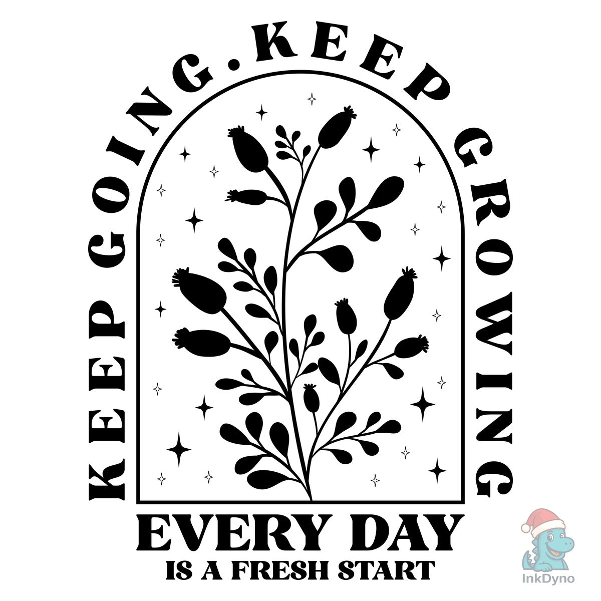 Keep Going Wildflower Boho Design