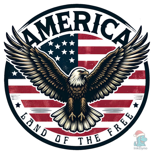 Land of the Free 4th of July - DTF Transfer