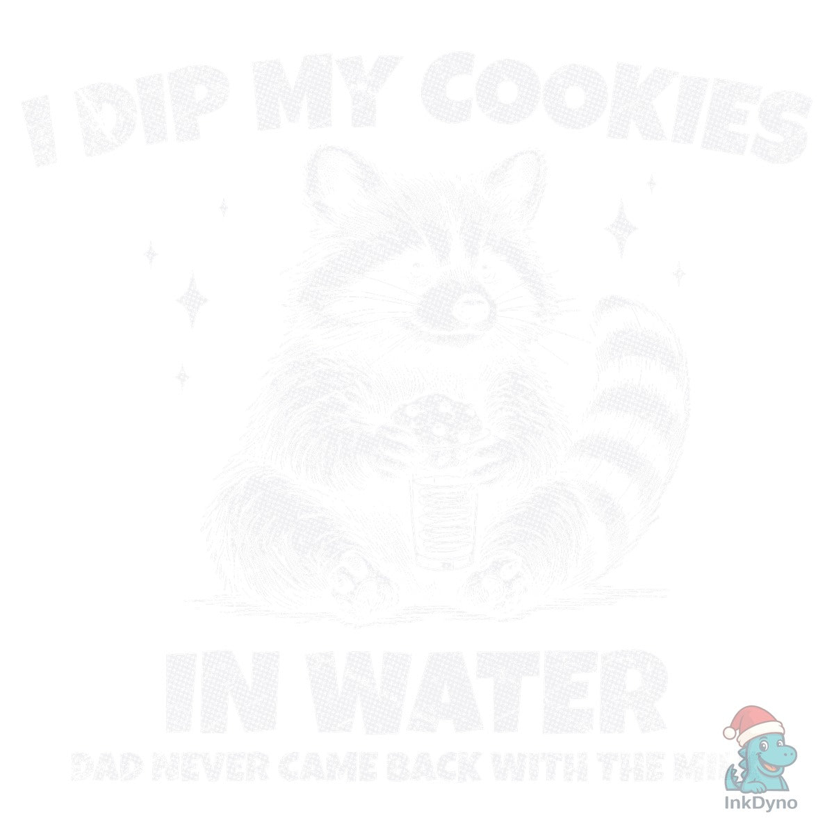 Raccoon Dip Cookie in Water Shirt