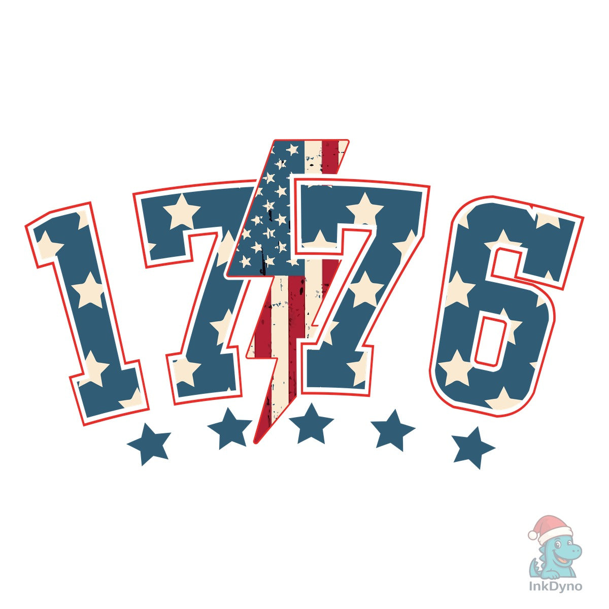 1776 Vintage 4th of July Sublimation