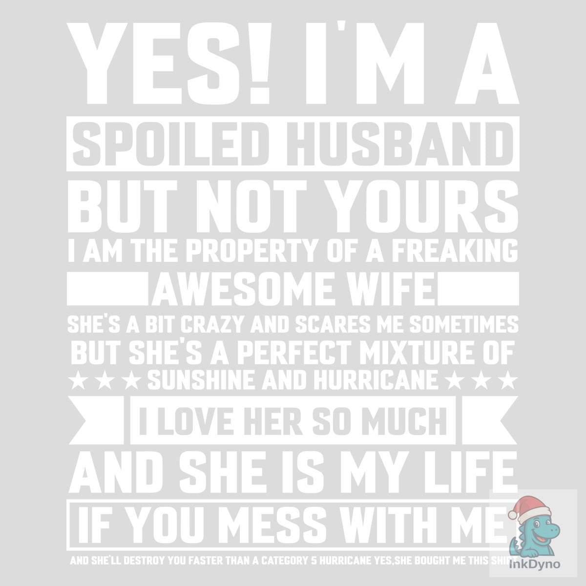 Husband Typography T-Shirt Design