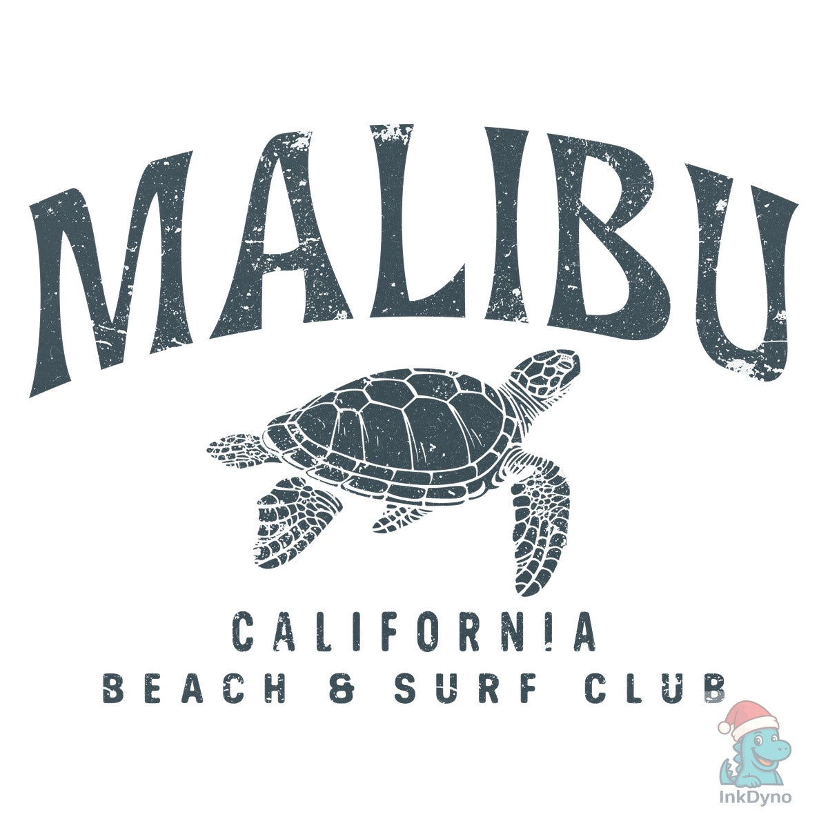 Malibu Turtle Beach Heat-Press Graphic