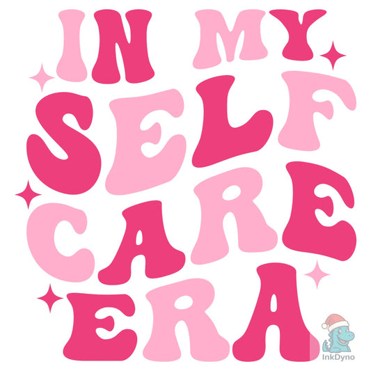 In My Self Care Era Retro T-shirt - DTF Transfer