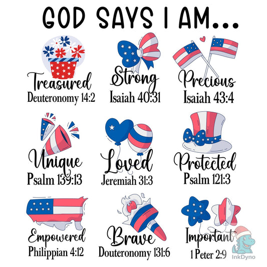 4th of July America Usa 1776 - DTF Transfer