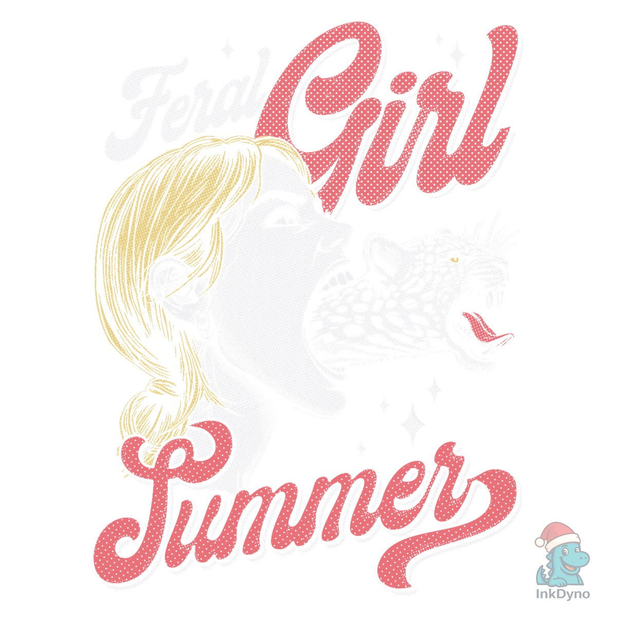 Feral Girl Summer Leopard Weird Shirt