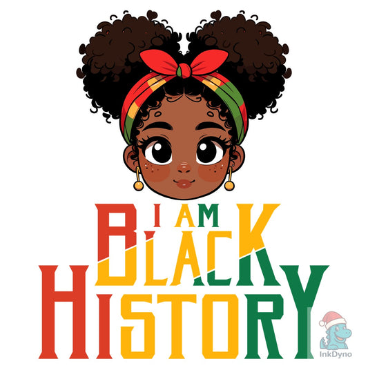 I'm Black History Kid Vector T-Shirt. - DTF Transfer