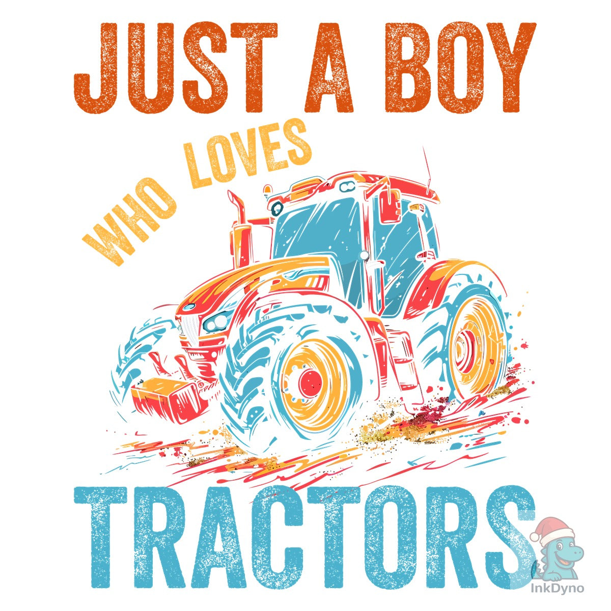 Just a Boy Who Loves Tractors Kids