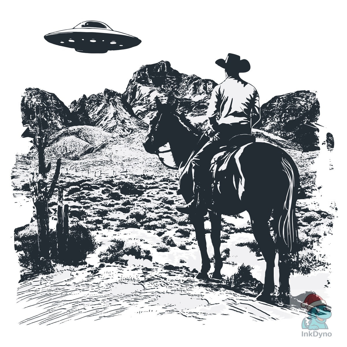 Cowboy UFO Western Shirt
