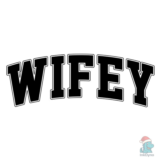 Wifey Retro Varsity - DTF Transfer