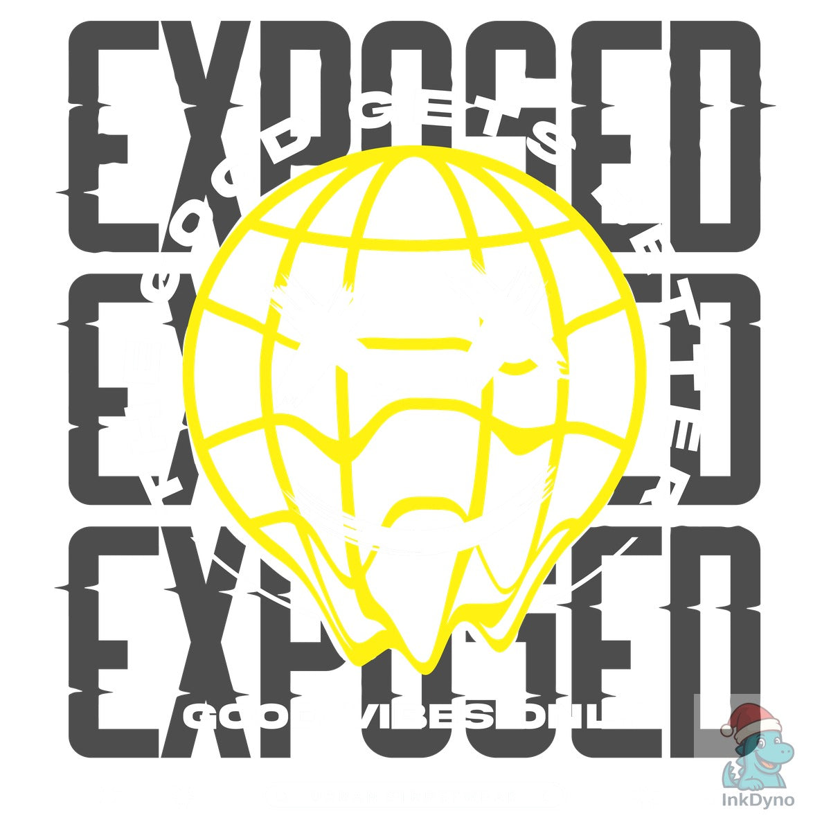 Melting Globe Urban Streetwear Design
