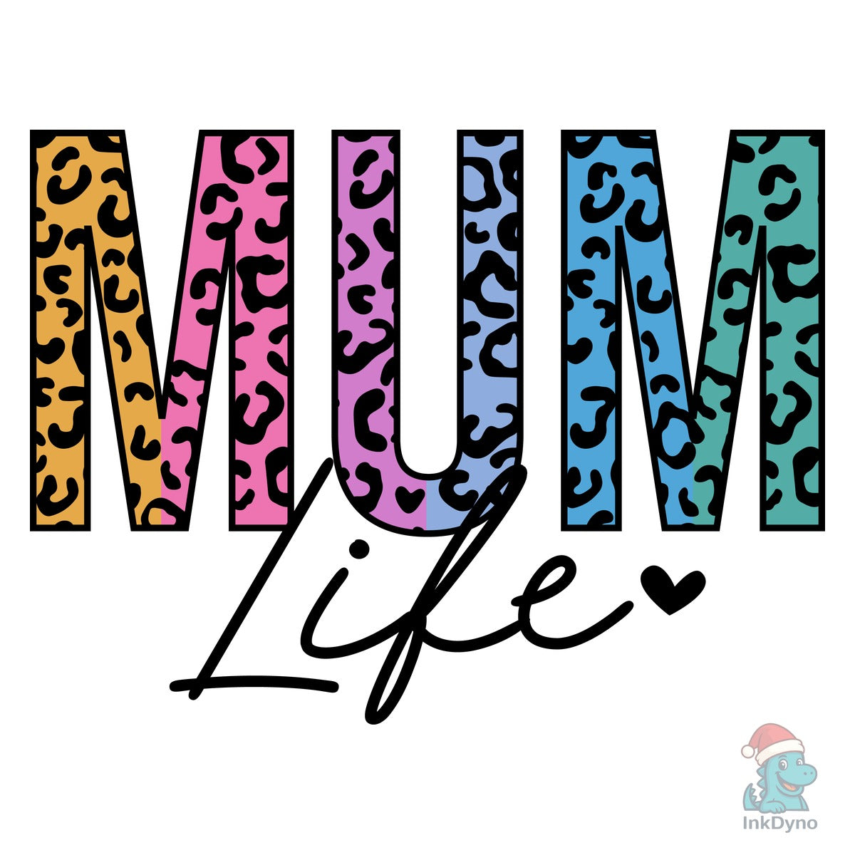 Mum Life Mom Mama Leopard Sublimation