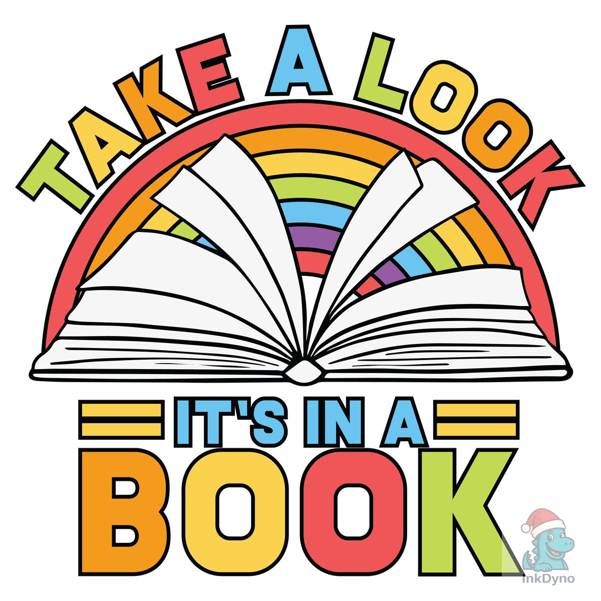 Take a Look in a Book Rainbow Book