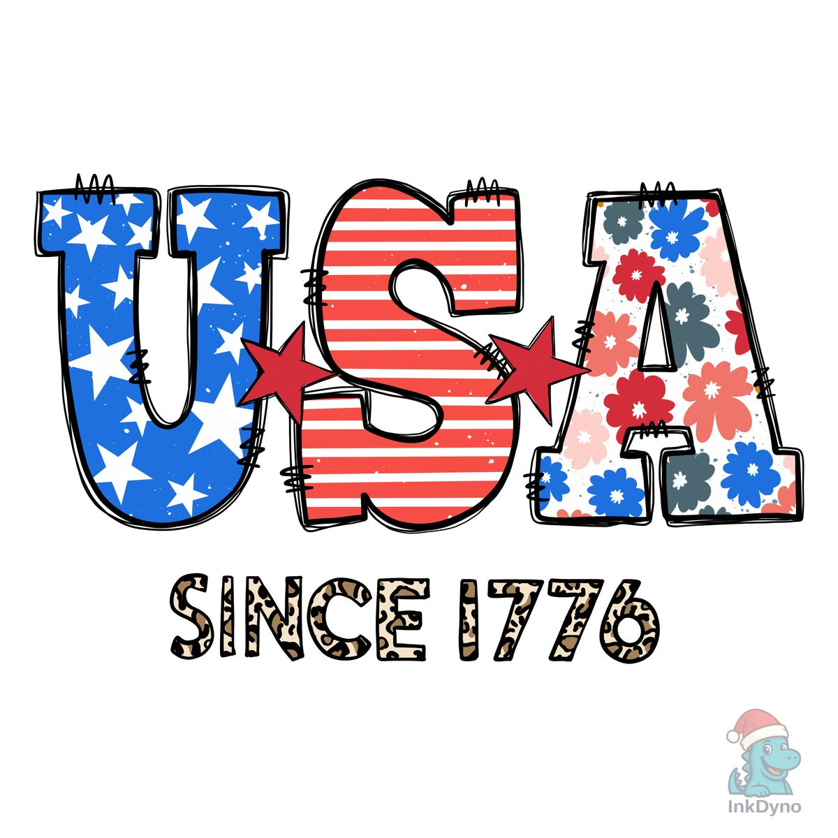 4th of July Retro USA Since 1776